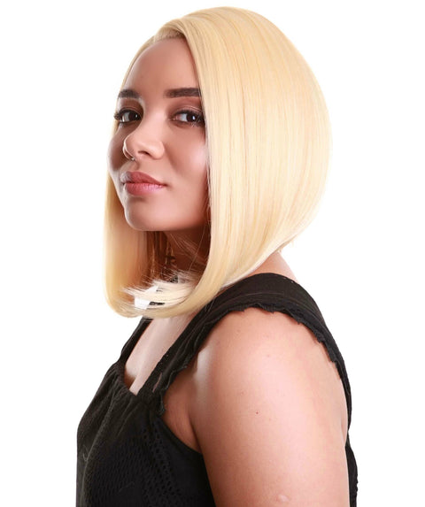 Cerosa Golden Dark Blonde Long Bob Lace Wig