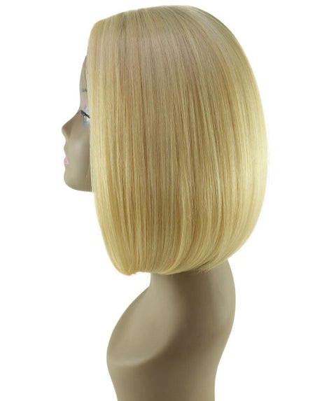 Cerosa Golden Dark Blonde Long Bob Lace Wig