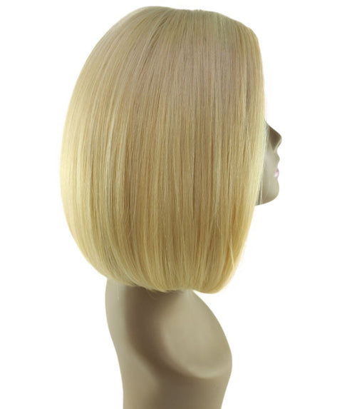 Cerosa Golden Dark Blonde Long Bob Lace Wig