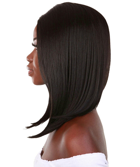 Nandi Natural Black Bob Lace Wig
