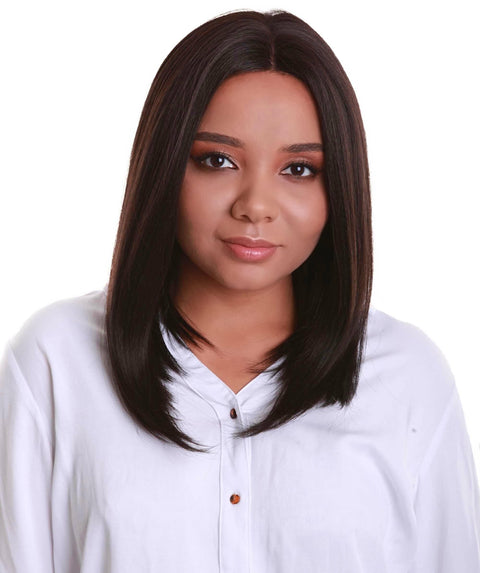 Nandi Dark Brown Bob Lace Wig