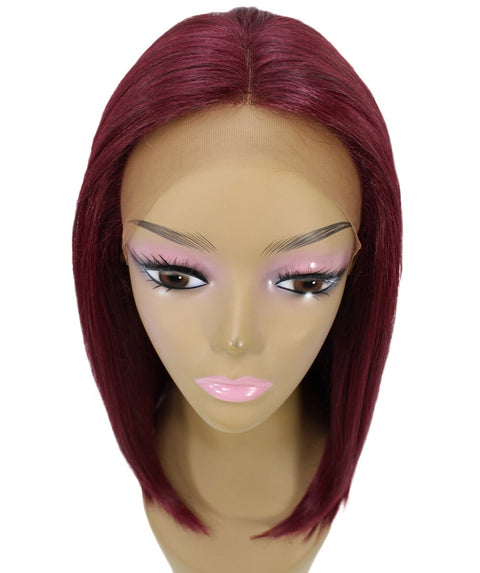 Nandi Deep Red Bob Lace Wig