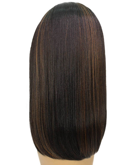 Nandi Black with Caramel Bob Lace Wig