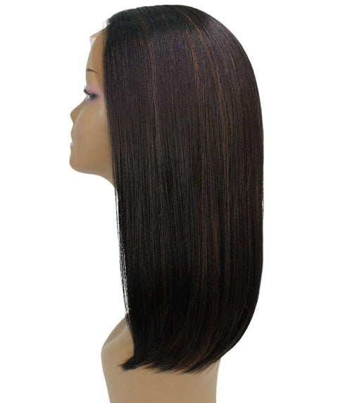 Nandi Black with Caramel Bob Lace Wig
