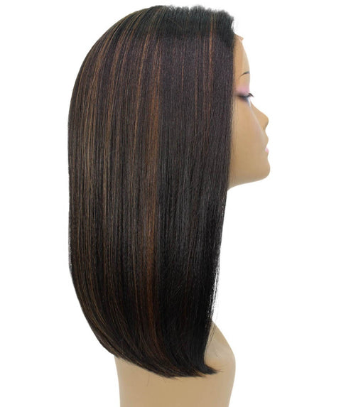 Nandi Black with Caramel Bob Lace Wig