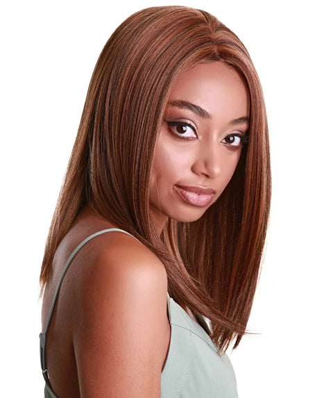 Nandi Light Brown Blend Bob Lace Wig