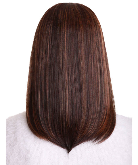 Nandi Carmel Brown Blend Bob Lace Wig