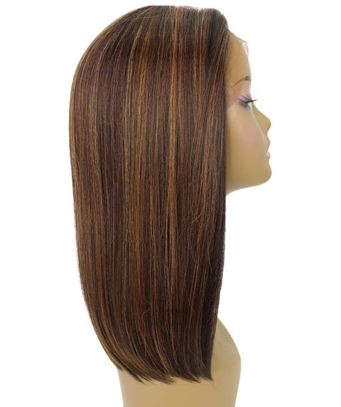 Nandi Carmel Brown Blend Bob Lace Wig