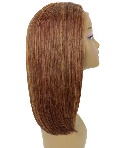 Nandi Copper Aubum Blend Bob Lace Wig