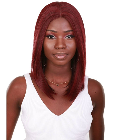 Nandi Medium Red Bob Lace Wig