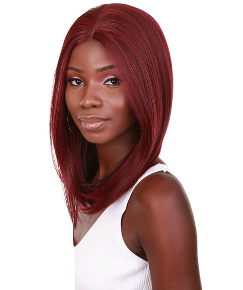 Nandi Medium Red Bob Lace Wig