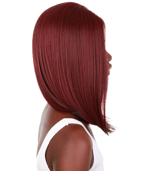 Nandi Medium Red Bob Lace Wig