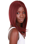 Nandi Medium Red Bob Lace Wig