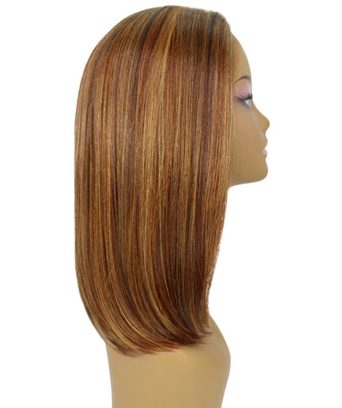 Nandi Aubum Brown Blend Bob Lace Wig