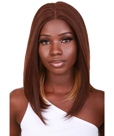 Nandi Medium Brown Blonde Bob Lace Wig