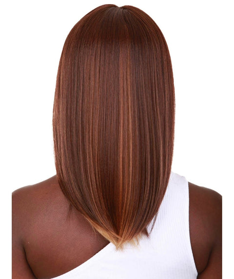 Nandi Medium Brown Blonde Bob Lace Wig