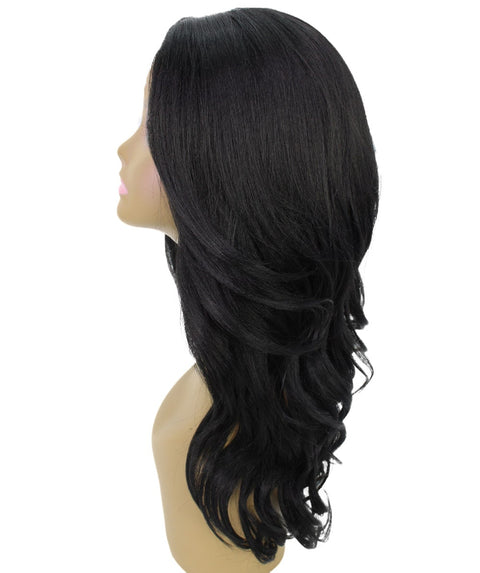 Cleo Black Layered Lace Front Wig