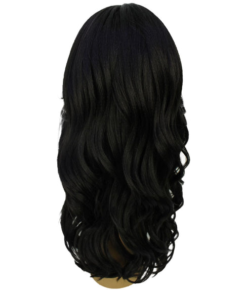 Cleo Natural Black Layered Lace Front Wig