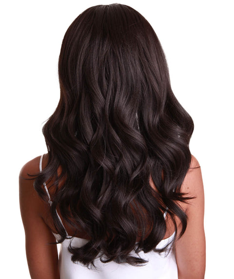 Cleo Dark Brown Layered Lace Front Wig