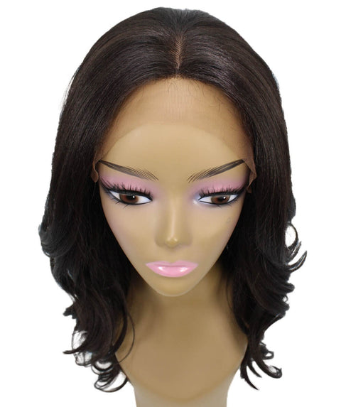 Cleo Dark Brown Layered Lace Front Wig