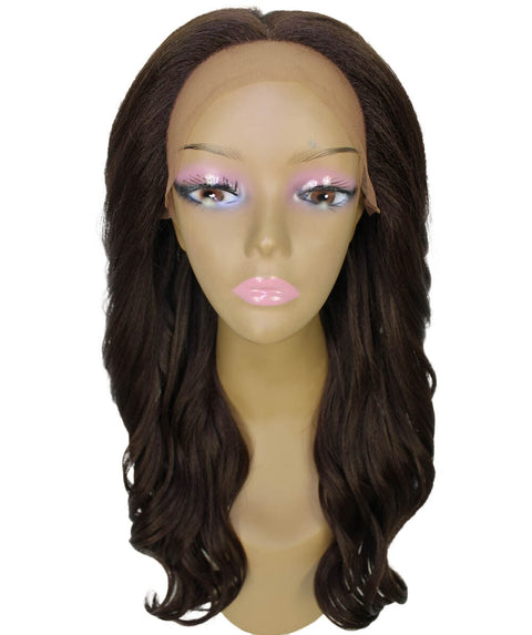 Cleo Medium Brown Layered Lace Front Wig
