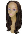 Cleo Medium Brown Layered Lace Front Wig