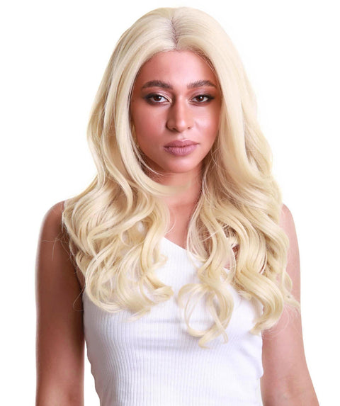Cleo Light Blonde Layered Lace Front Wig