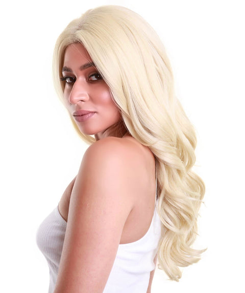 Cleo Light Blonde Layered Lace Front Wig