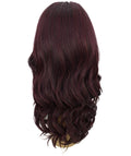 Cleo Medium Red and Black Blend Layered Lace Front Wig