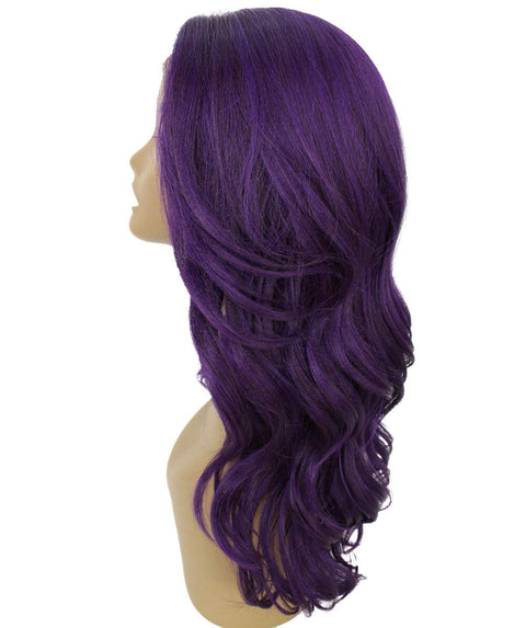 Cleo Violet Blend Layered Lace Front Wig