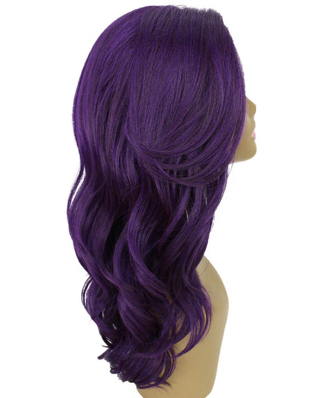 Cleo Violet Blend Layered Lace Front Wig