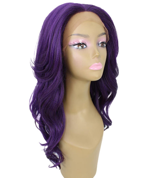 Cleo Violet Blend Layered Lace Front Wig