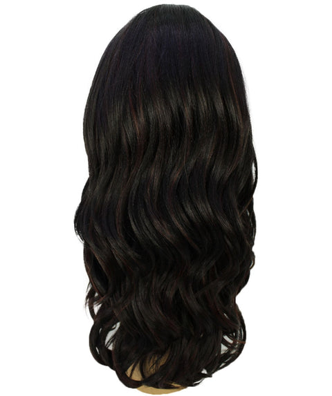Cleo Black with Aubum Layered Lace Front Wig