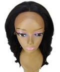 Cleo Black with Aubum Layered Lace Front Wig