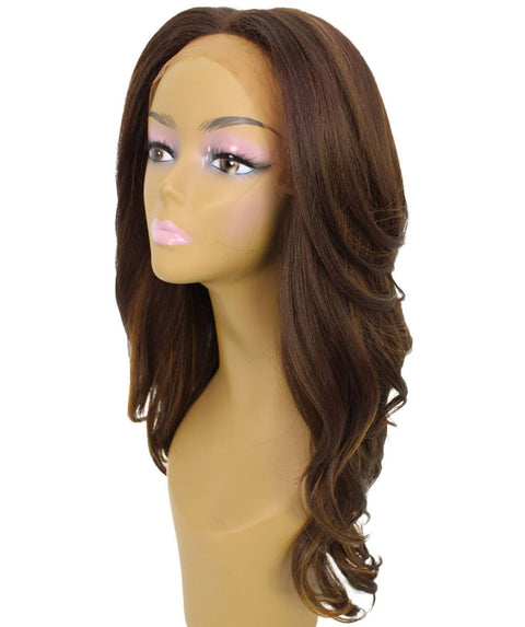 Cleo Brown with Golden Layered Lace Front Wig