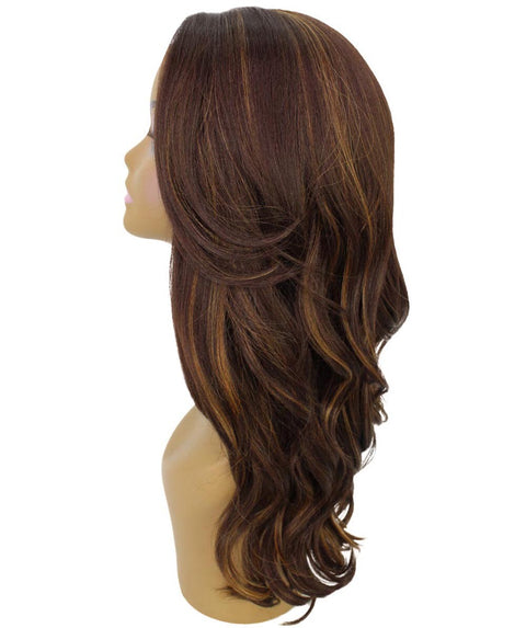 Cleo Brown with Golden Layered Lace Front Wig