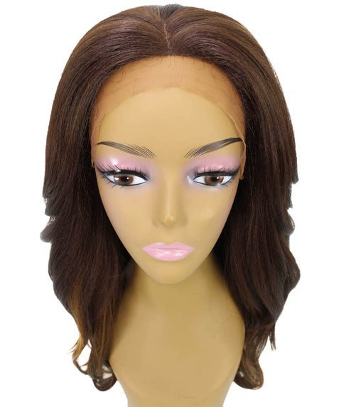 Cleo Brown with Golden Layered Lace Front Wig