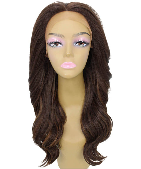 Cleo Brown with Caramel Layered Lace Front Wig