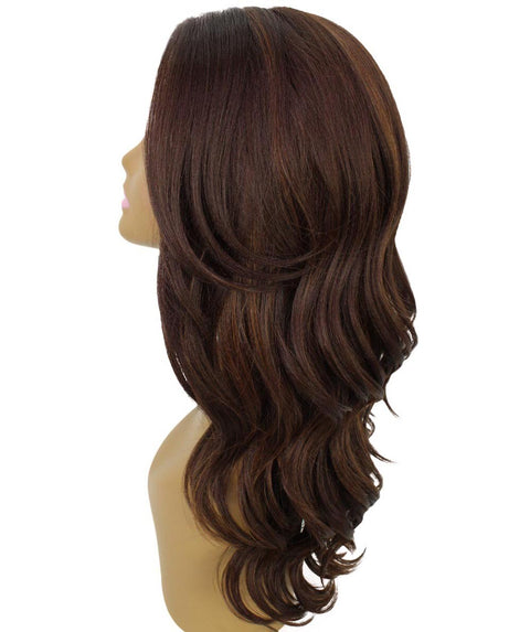 Cleo Brown with Caramel Layered Lace Front Wig