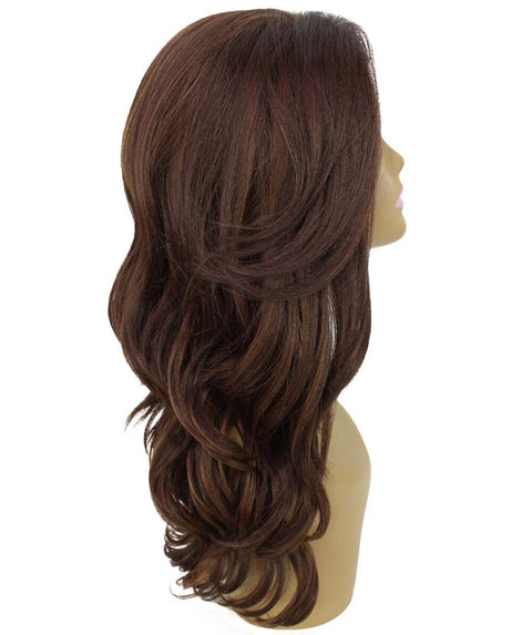 Cleo Brown with Caramel Layered Lace Front Wig