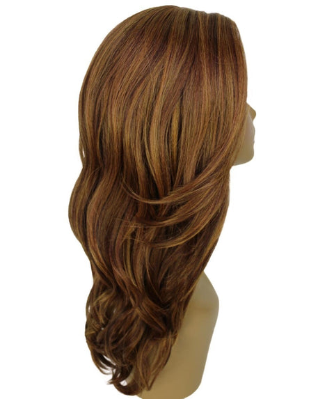 Cleo Light Brown Blend Layered Lace Front Wig