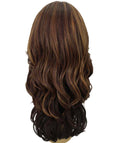 Cleo Carmel Brown Blend Layered Lace Front Wig