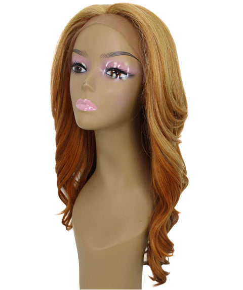 Cleo Strawberry Blonde Layered Lace Front Wig
