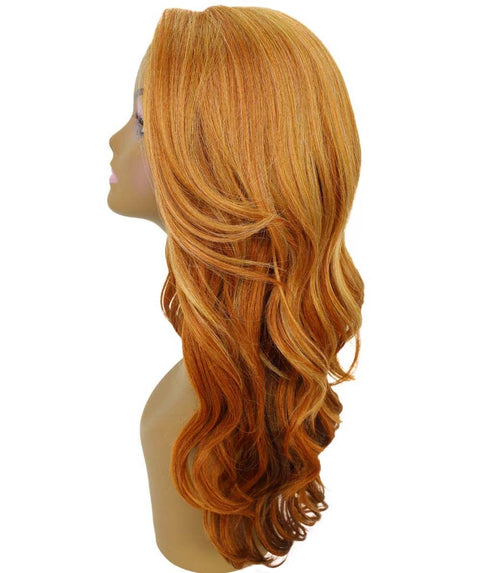 Cleo Strawberry Blonde Layered Lace Front Wig