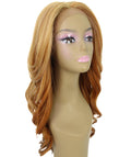 Cleo Strawberry Blonde Layered Lace Front Wig