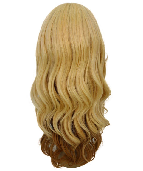 Cleo Golden Dark Blonde Layered Lace Front Wig