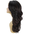 Yenne Black with Aubum Wavy Layered Lace Front Wig