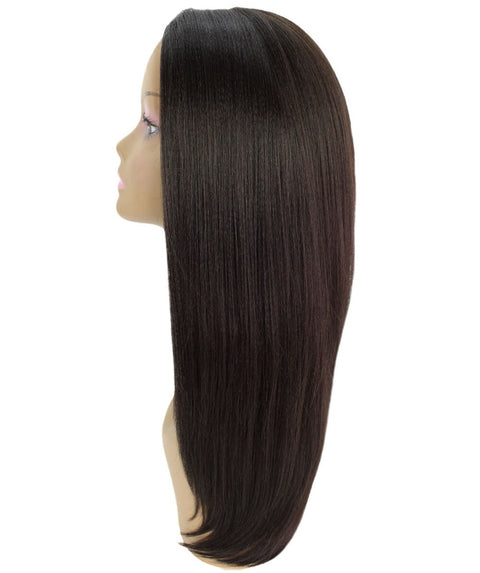 Kiya Dark Brown Long Bob Lace Front Wig