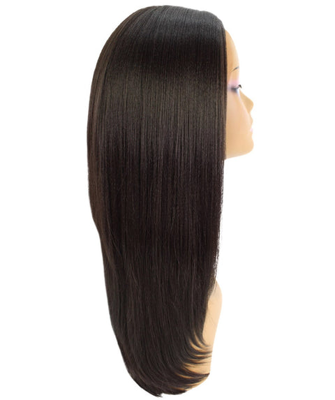 Kiya Dark Brown Long Bob Lace Front Wig