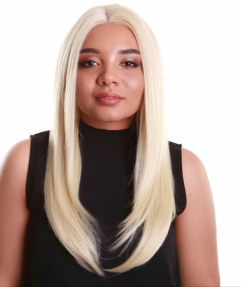 Kiya Light Blonde Long Bob Lace Front Wig